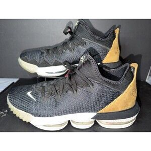 Nike Mens Lebron 16 Low CI2668-001 Black Basketball Shoes Sneakers Size 13 NoBox